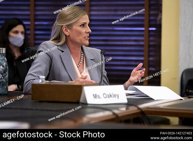 Shelby Oakley, Director, Contracting and National Security Acquisitions, Government Accountability Office, appears before a Senate Committee on Armed Services -...