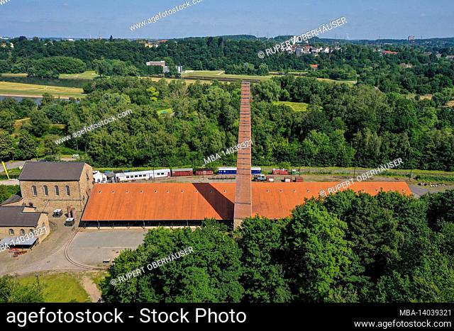 witten, north rhine-westphalia, germany - lwl industrial museum zeche nachtigall and brickworks duenkelberg in muttental an der ruhr