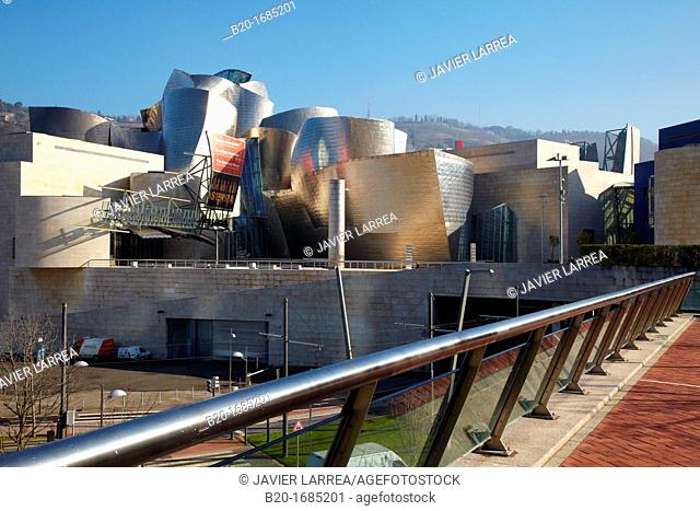 Guggenheim Museum, Abandoibarra, Bilbao, Bizkaia, Basque Country, Spain