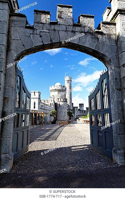 Ireland, Cork, Entrance gate of Blackrock Castle
