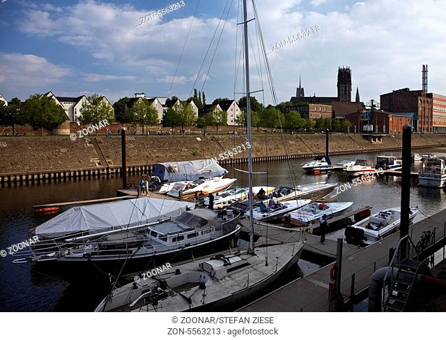 Boats, Duisburg inner Habour, Germany