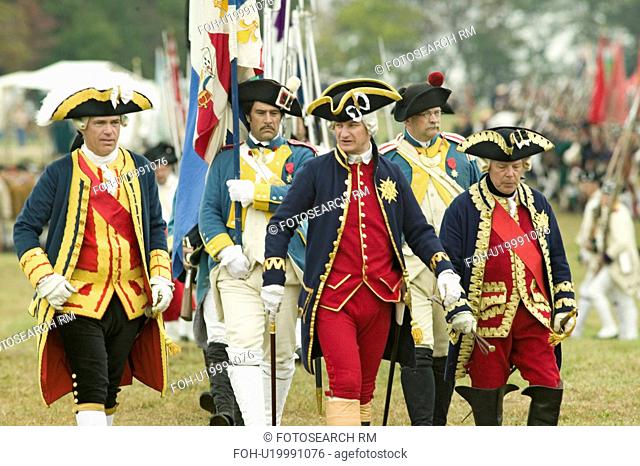 Compte De Grasse, Major General in casual attire, General Rochambeau at the 225th Anniversary of the Victory at Yorktown, a reenactment of the siege of Yorktown