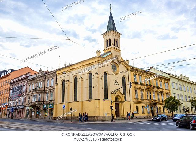 Czechoslovak Hussite Church at Husova Street in Pilsen city, Czech Republic