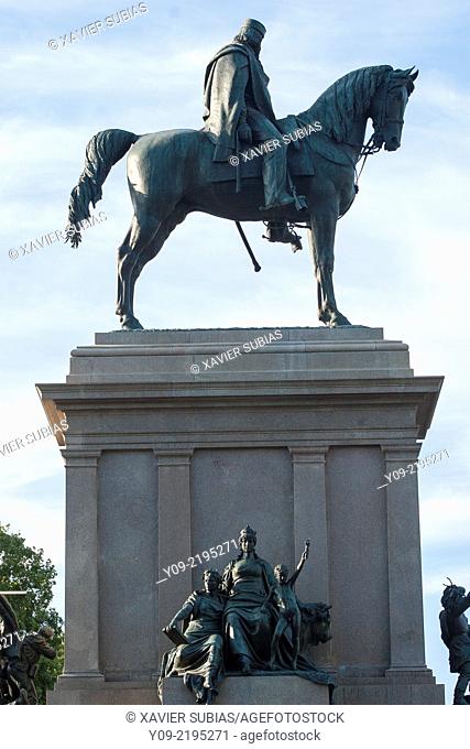 Equestrian statue of Garibaldi, Rome, Lazio, Italy