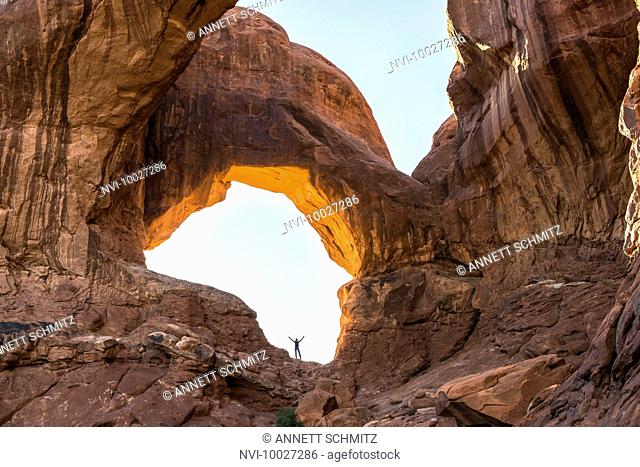 Double Arch, Arches National Park, Utah, USA