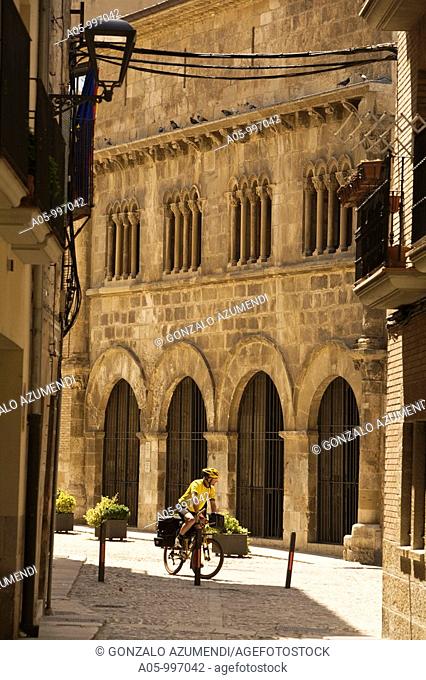 Palace of the Kings of Navarre. Curtidores Street. Estella. Pilgrims Way to Santiago. Navarre. Spain
