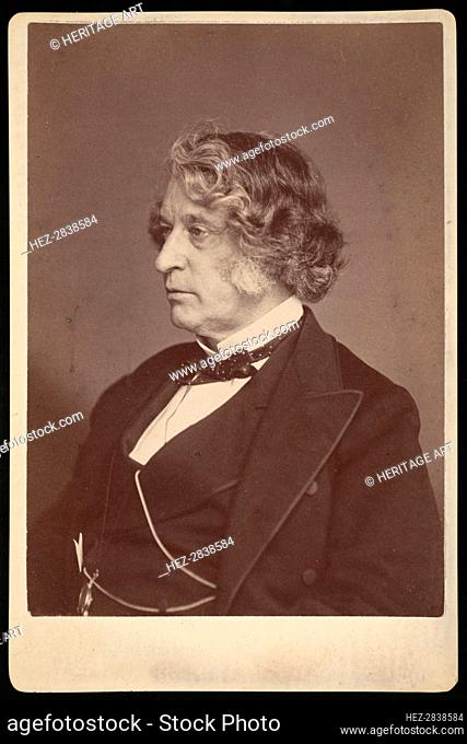 Portrait of Charles Sumner (1811-1874), 1874. Creator: Allen & Rowell