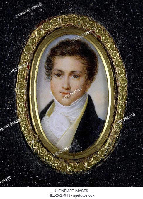 Portrait of Prince Grigory Petrovich Volkonsky (1776-1852), 1820s. Artist: Anonymous