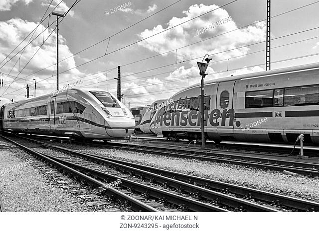 Berlin-Grunewald, 2. Juni 2016: Heute beging die Deutsche Bahn das 25-jaehrige Jubilaeum des ICE-Verkehrs in Deutschland