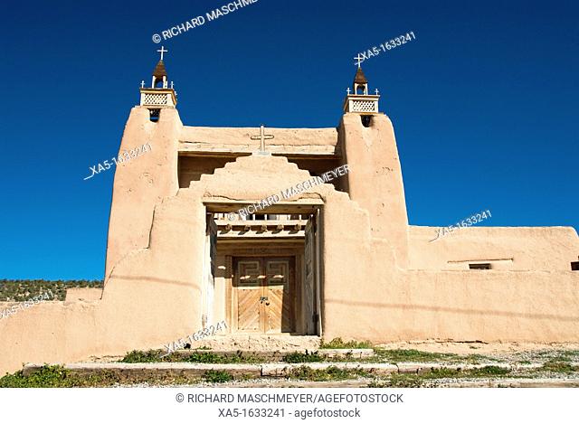 Church of San Jose de Garcia, established in 1751, Las Trampas, New Mexico, USA
