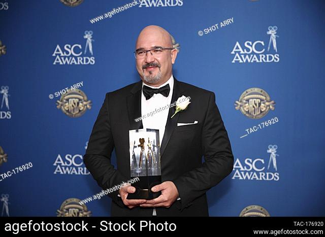 C. Kim Miles attends the 34th Annual American Society of Cinematographers ASC Awards at Ray Dolby Ballroom in Los Angeles, California, USA, on 25 January 2020