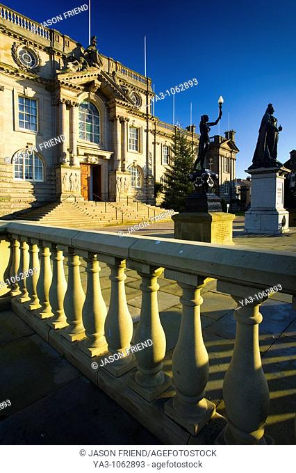 England, Tyne & Wear, South Shields  South Shields Town Hall, opened in 1910 and often used in Catherine Cookson television dramas