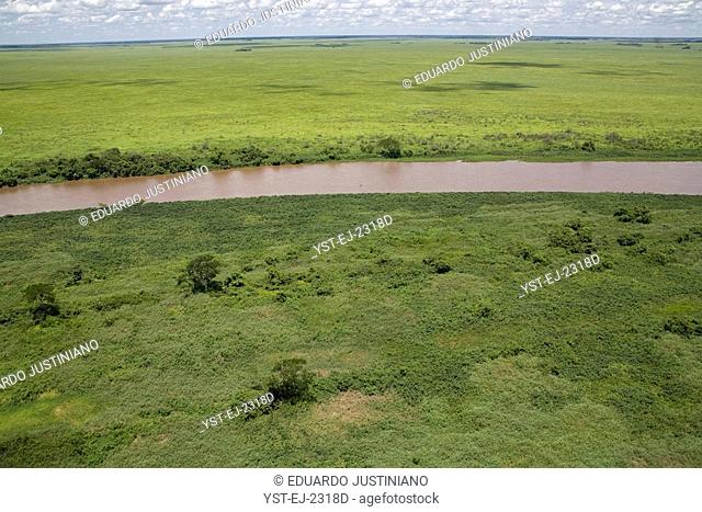 Landscape, Miranda River, Corumbá, Mato Grosso do Sul, Brazil