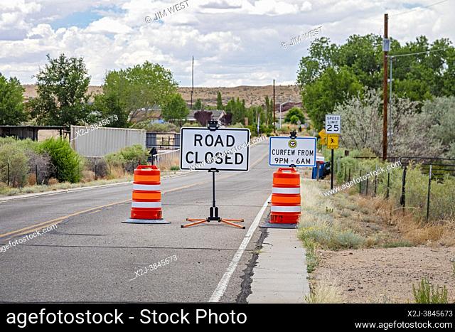 Isleta Pueblo, New Mexico - The Pueblo of Isleta, and many of the other 19 Native American pueblos in New Mexico, is closed to non-members of the tribe to slow...
