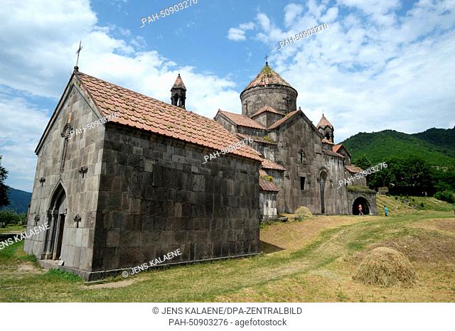 A view of Haghpat monastery in Alawerdi, Armenia, 23 June 2014. The monastery was built in the 10th century and is a listed Unesco world heritage