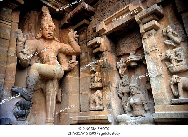 Statues in sri brihadisvara brihadeshwara temple ; Thanjavur ; Tamil Nadu ; India