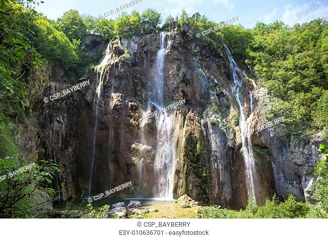 Large Waterfall in Croatia