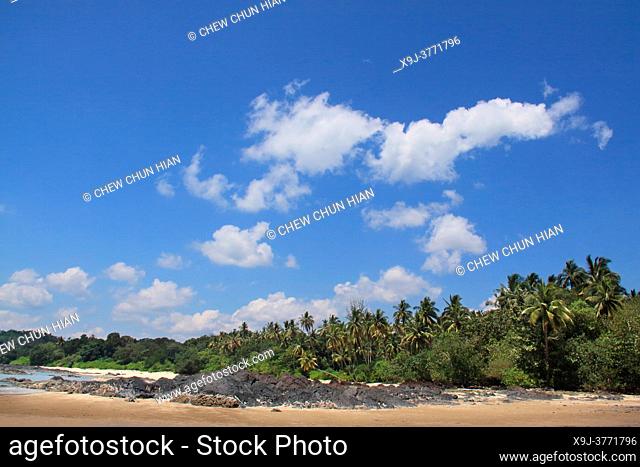 Scenery of Sia Beach, Lundu, Sarawak, Malaysia, Borneo