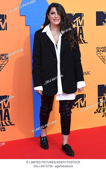 Alba Paul Ferrer attends 2019 MTV Europe Music Awards (EMAs) at FIBES Conference and Exhibition Centre on November 3, 2019 in Sevilla, Spain