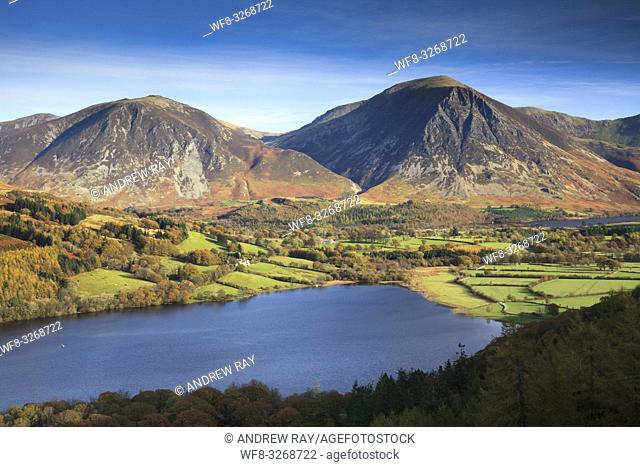 Grassmore captured from the Loweswater Terrace in the Lake Disrict National Park, on an afternoon in early November,