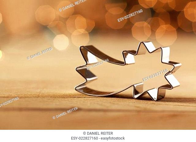 Decorative shooting star Christmas cookie cutter
