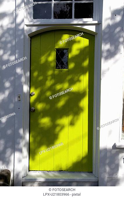 Colorful doors in the Hamptons