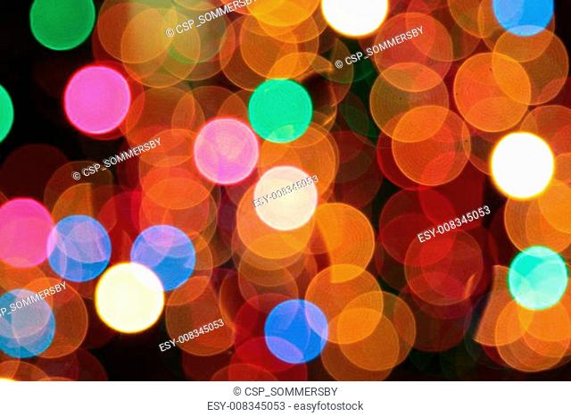 abstract blurred circular bokeh lights background