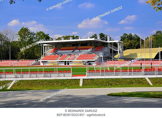 Urban Stadium. Inowroclaw, Kuyavian-Pomeranian Voivodeship, Poland