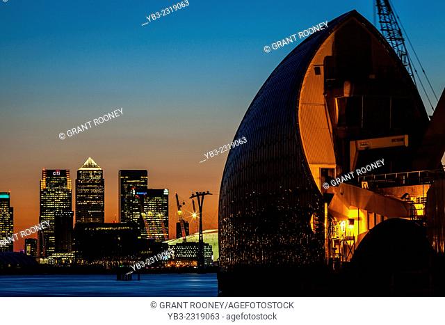 The Thames Barrier, London, England
