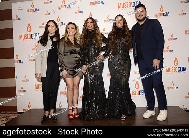 December 6, 2022, Mexico City, Mexico: Mexican Tv hostess Galilea Montijo attends the unveiling of her life-size wax sculpture for her artistic career at the...