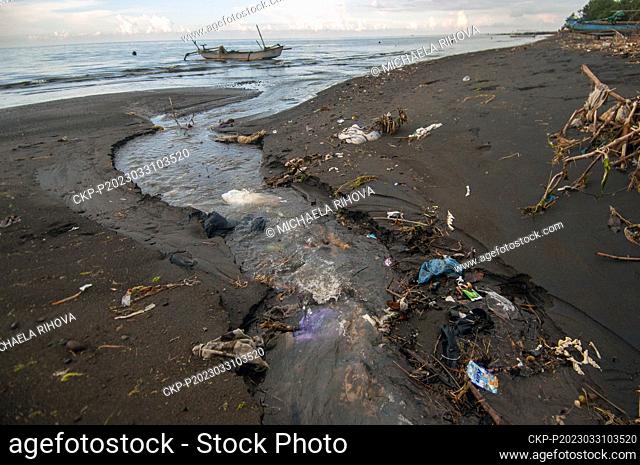 Polluted beaches of the northern part of the island of Bali, March 26, 2023, Lokapaksa, Buleleng, Indonesia. (CTK Photo/Michaela Rihova)