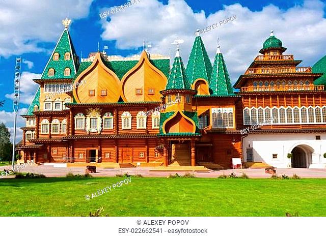 Wooden palace in Russia