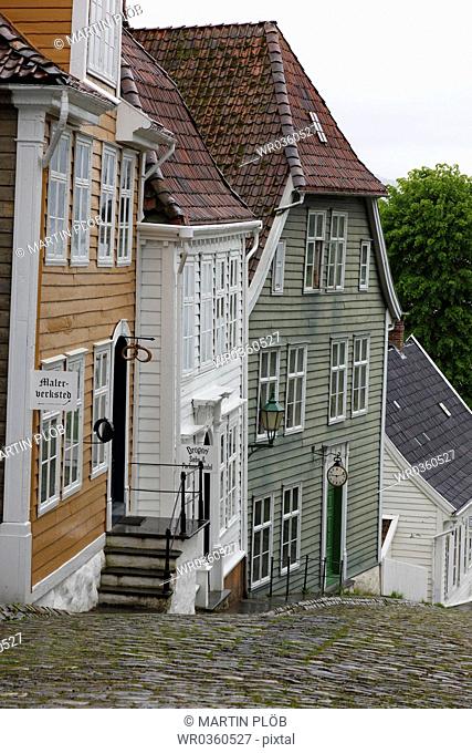 houses in Gamle Bergen open air museum