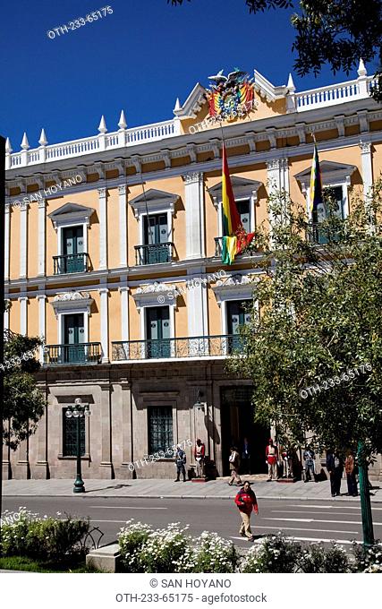 Government palace, Plaza Murillo, La Paz, Bolivia, South America