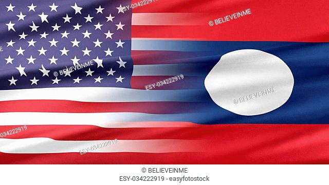 Relations between two countries. USA and Laos