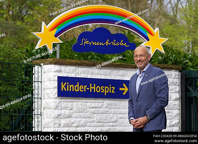 PRODUCTION - 27 April 2023, Hamburg: Co-founder Peer Gent, Chairman of the Board of the Sternenbrücke Children's Hospice Foundation