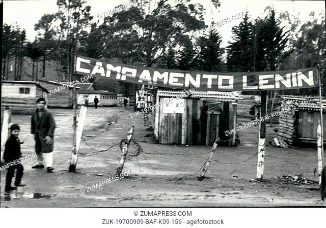 Sep. 09, 1970 - 'Lenin' Camp in Conception, Chile - Over six hundred 'homeless families' of the city of Conception, in Chile