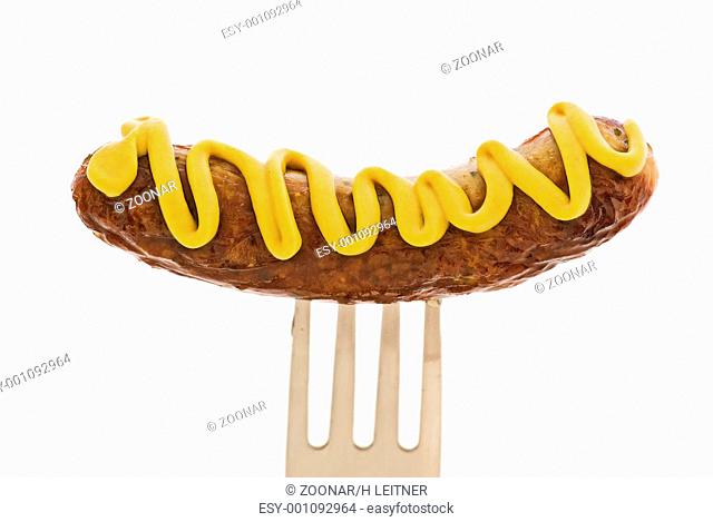 Sausage with mustard