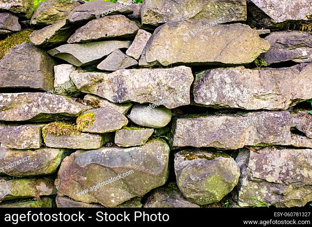 Dry Stone Wall in Cumbria England