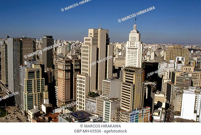 Banespa Bank; Bankboston; Martinelli Building; Center; Sao Paulo; Brazil