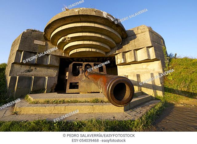 Battery of Longues sur Mer, Normandy, France