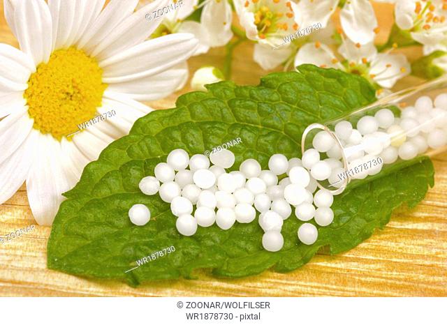 alternative medicine with homeopathic pills