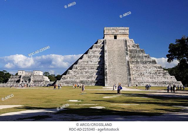 El Castillo, Kukulkan pyramid, Chichen Itza, Yucatan, Mexico, Yukatan
