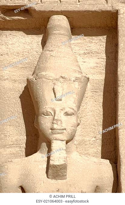 stone sculpture at Abu Simbel temples