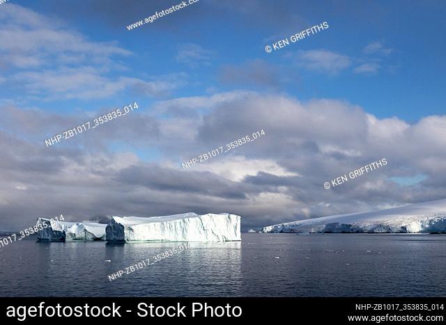 Floating Icebergs, Lamaire Channel, Antarctic Peninsular