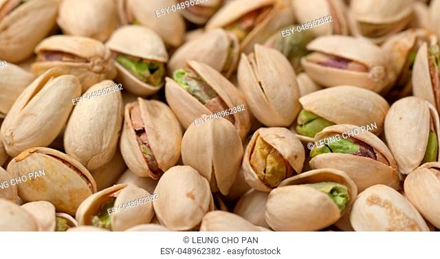 Stack of Baked pistachio