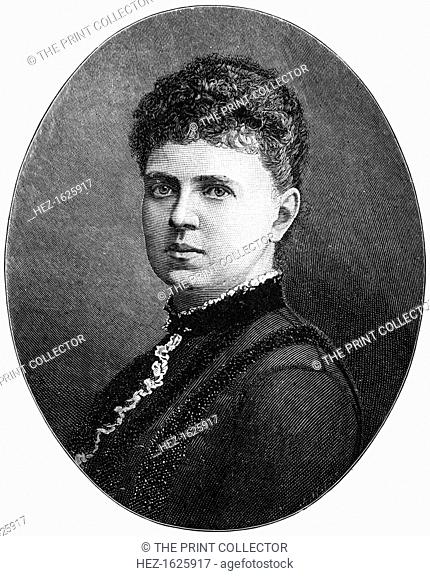 Maria Alexandrovna of Russia, Duchess of Edinburgh, 1900. The daughter of Tsar Alexander II of Russia, the Grand Duchess Maria Alexandrovna (1853-1920) married...