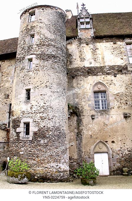 Chateau de Boussac, Creuse, Nouvelle-Aquitaine