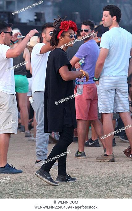 Coachella 2015 - Week 2 - Day 3 - Celebrity Sightings and Performances Featuring: Jaden Smith Where: Indio, California, United States When: 19 Apr 2015 Credit:...