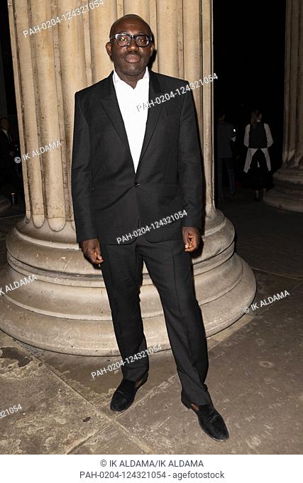 Edward Enninful attends Fashion for Relief runway at The British Museum during London Fashion Week. London, UK. 14/09/2019 | usage worldwide